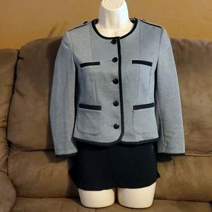 Grey 3/4 sleeved blazer